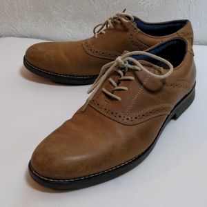 G.H. Bass & Co. Lyle Blonde Leather Oxford Mens Lace Up Dress Shoes. Size 7 M